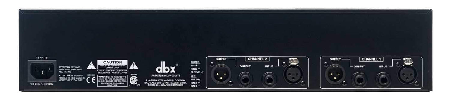 DBX 231S Dual 31 Band Graphic EQ - Solotech