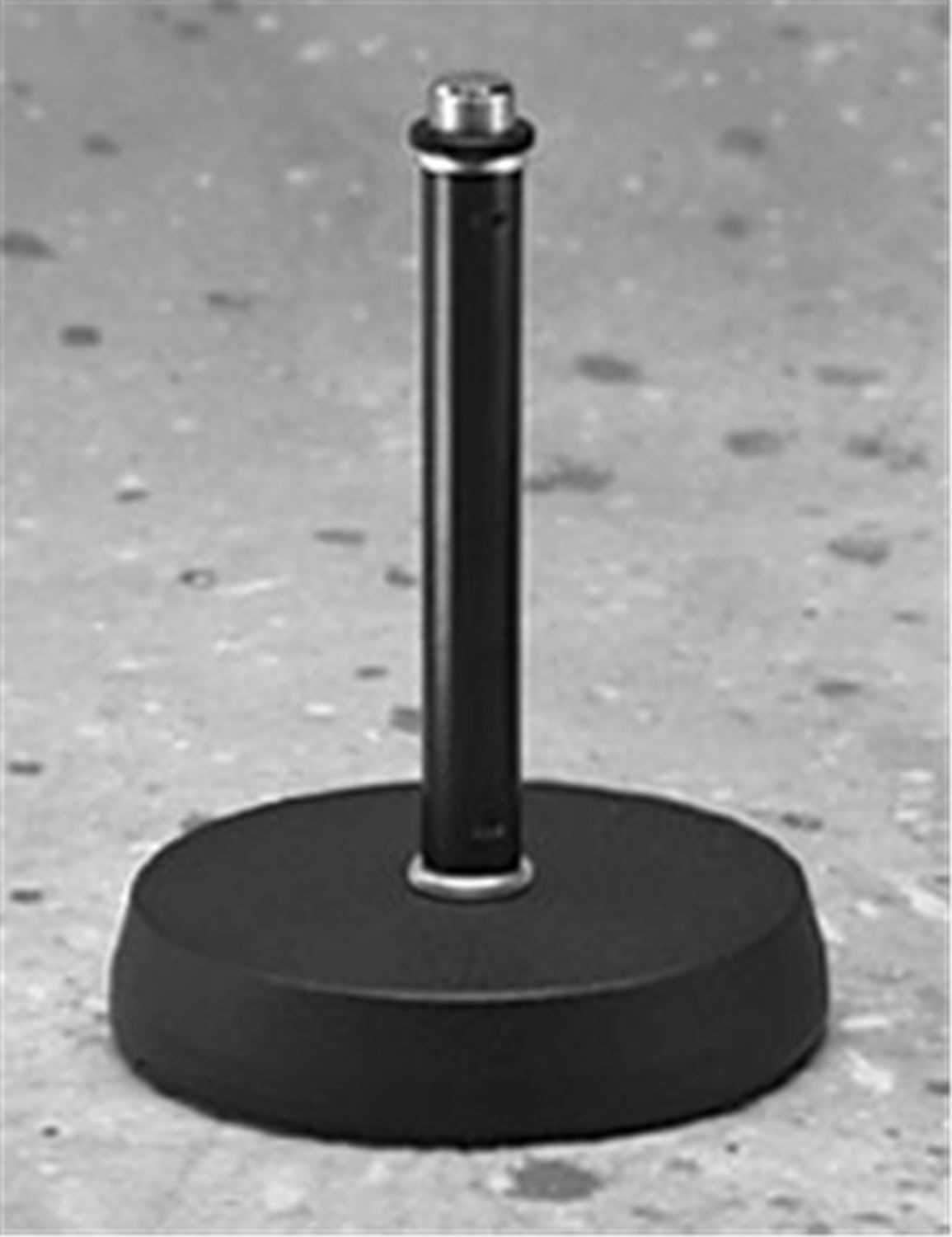 Black Round Base Table Mic Stand - Solotech