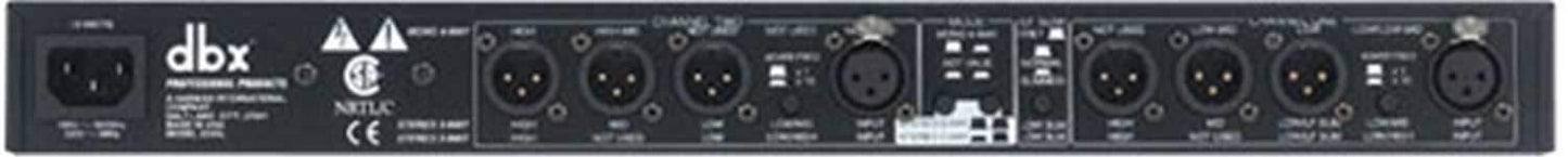 DBX 234-XL Stereo 2, 3 & 4 Way Crossover XLR I/O - Solotech