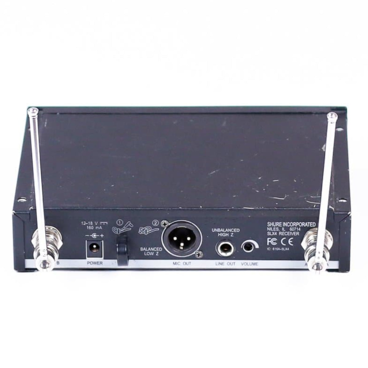 Shure SLX4-H5 Single Receiver H5 518-542MHz - Solotech