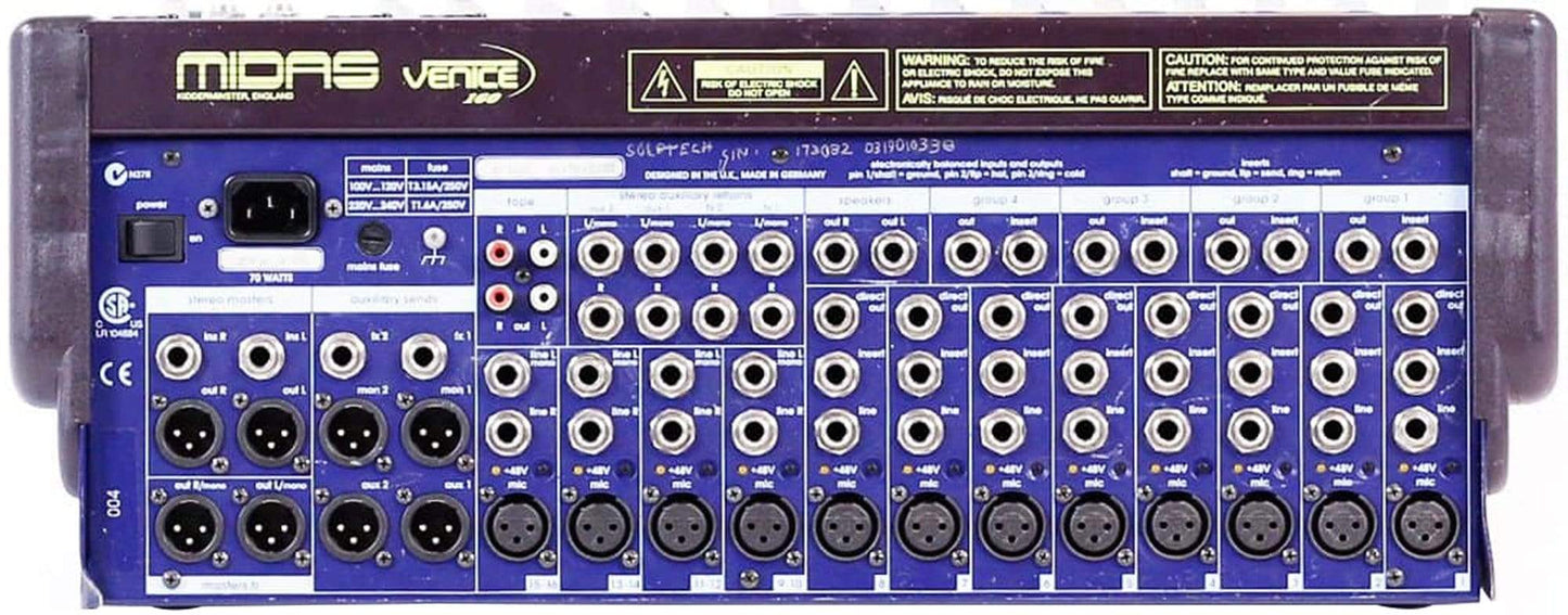 Midas Venice 160 Analog Mixing Console - Solotech