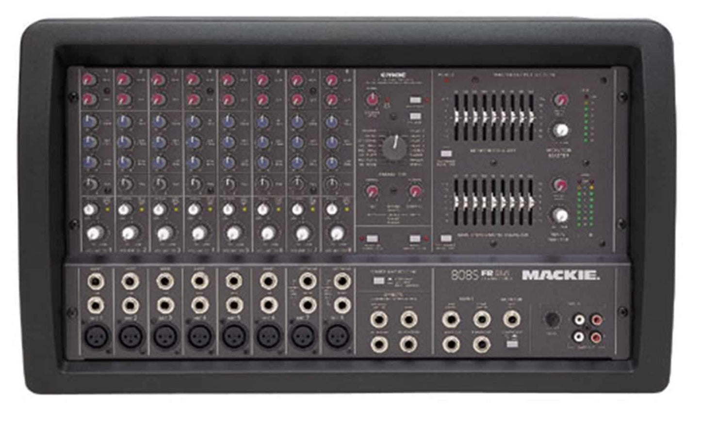 Mackie 808S 8Ch 2X600W Stereo Pwrd Mixer with Fx - Solotech