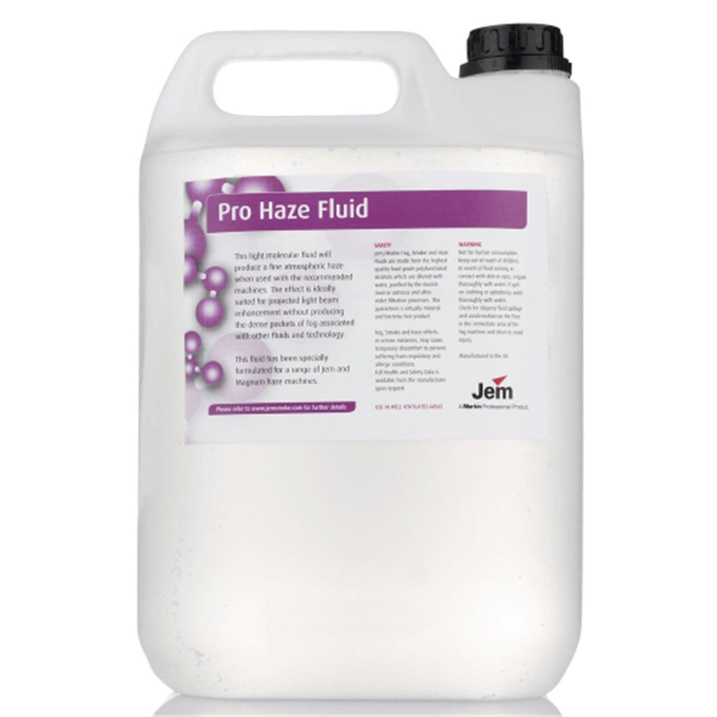 Martin Pro Water-Base Haze Fluid 2.5 L (.66 gal) - Solotech