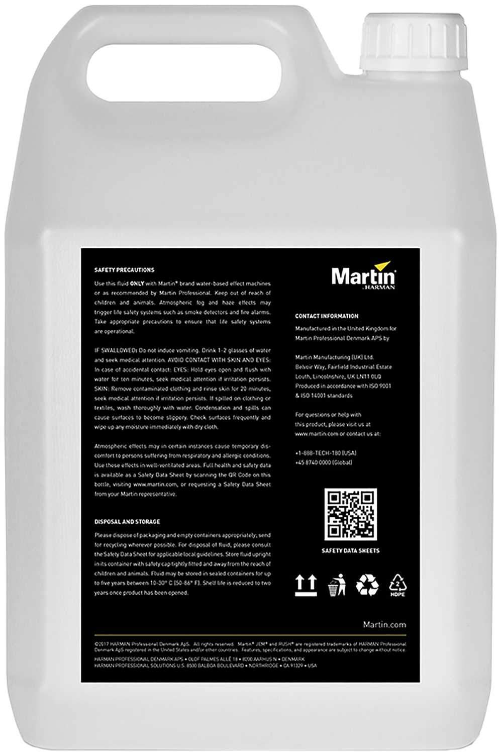 Martin JEM R365 Haze Fluid 5L - Solotech