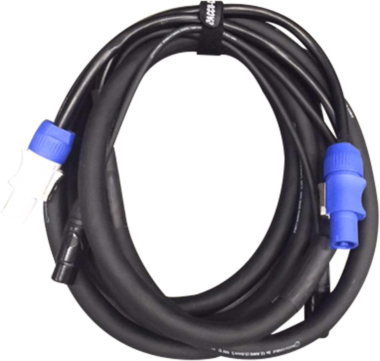 ADJ American DJ 12 Foot PowerCon 3-Pin DMX Combo Cable - Solotech