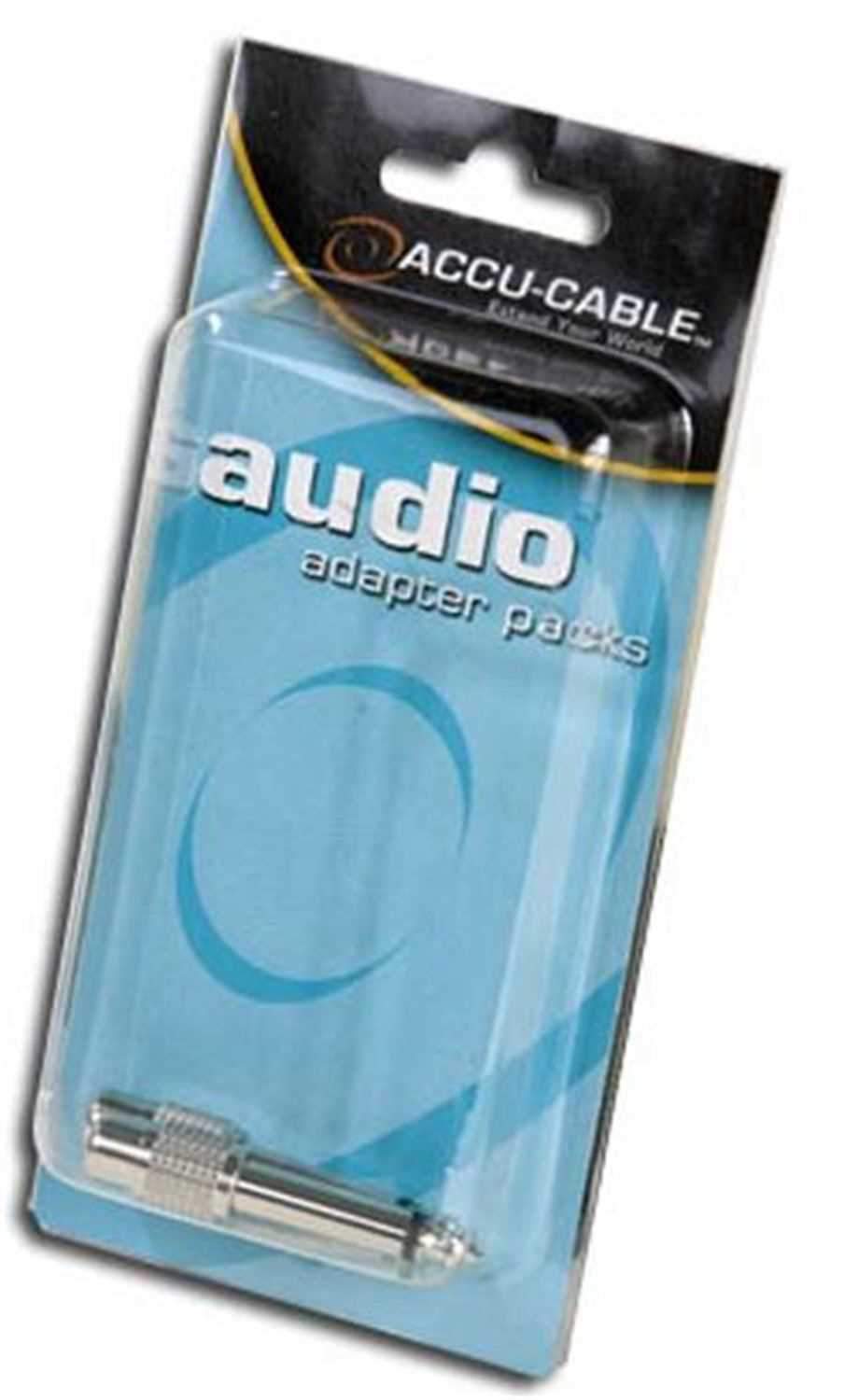 Accu-Cable ACQMRCAF Male 1/4 To Female Rca Adapter - Solotech