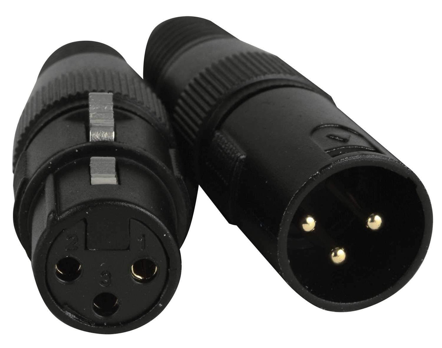 Accu-Cable 3-Pin Male & Female DMX Connector Pack - Solotech