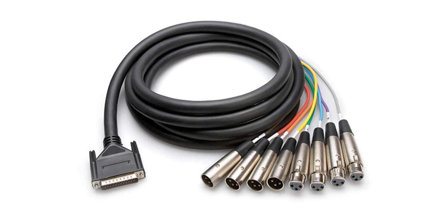 Hosa AES-805Y AES/EBU Snake DB25 to XLR 5m - Solotech