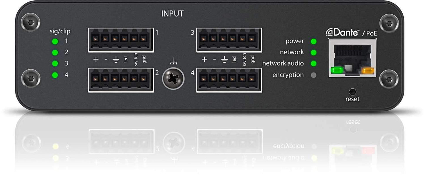 Shure ANI4IN-BLOCK 4-Input Audio Network Interface - Solotech