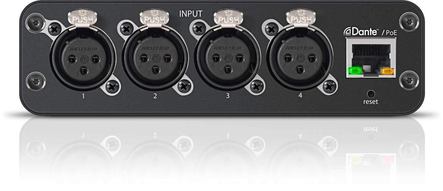 Shure ANI4IN-XLR 4-Input XLR Audio Network Interface - Solotech