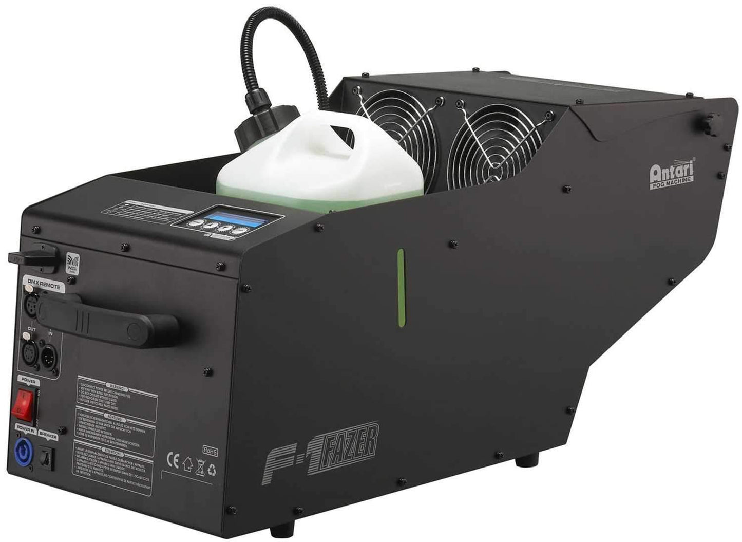 Antari F-1 Silent Wireless DMX Pro Touring Faze Machine - Solotech