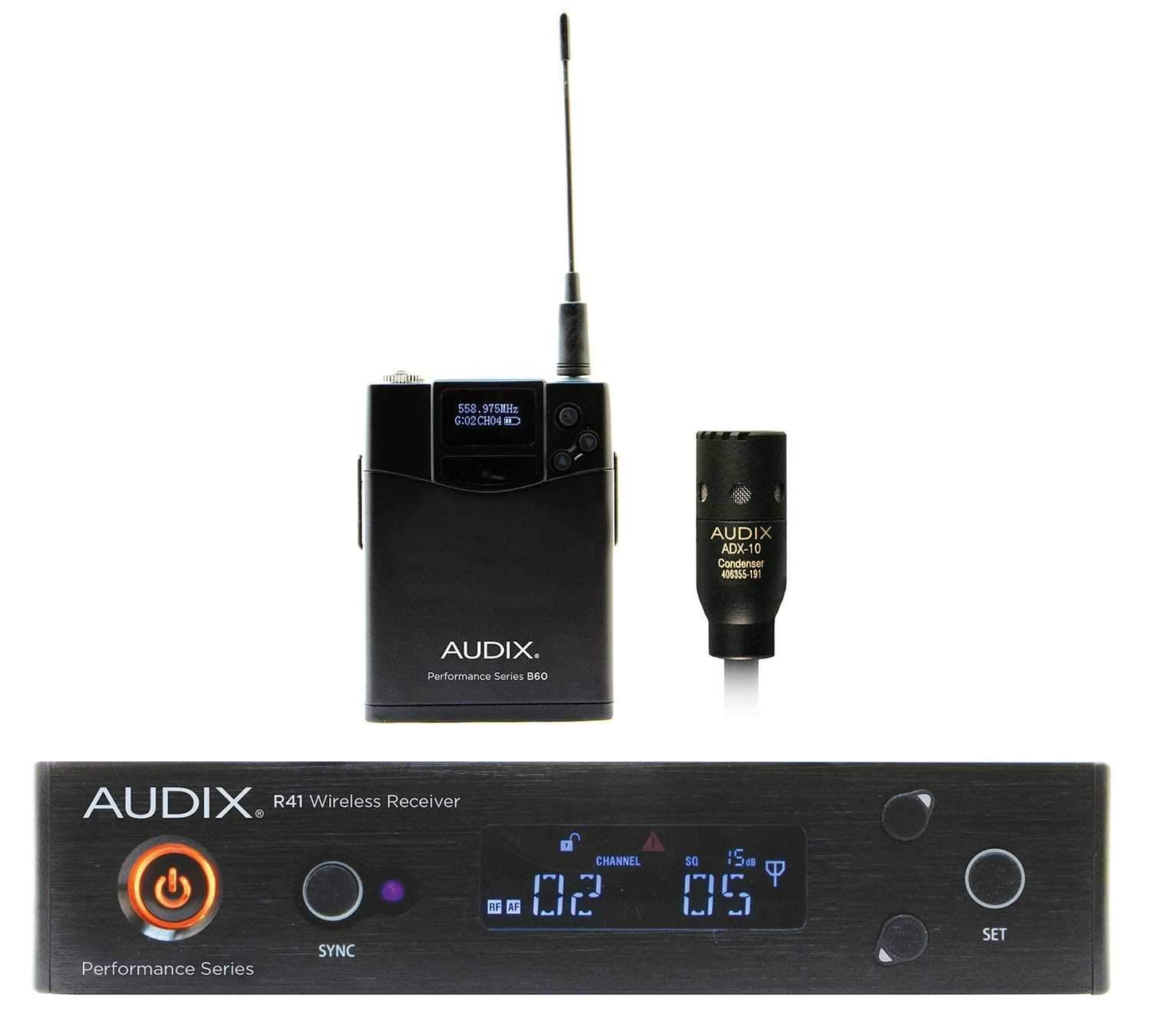 Audix AP41 L10 Single Ch Wireless Lavalier Mic - Solotech