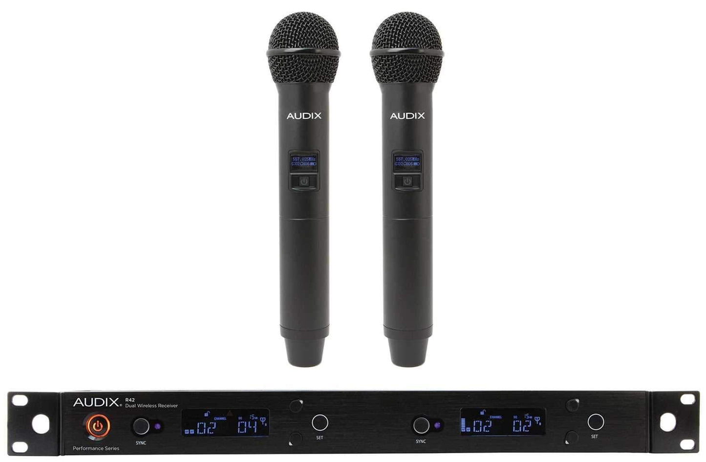 Audix AP42 OM2 Dual Ch Handheld Wireless Mic Set - Solotech