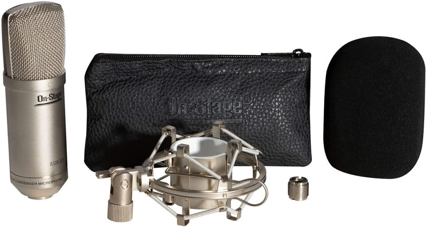 On Stage AS800 Large Diaphragm FET Condenser Mic - PSSL ProSound and Stage Lighting
