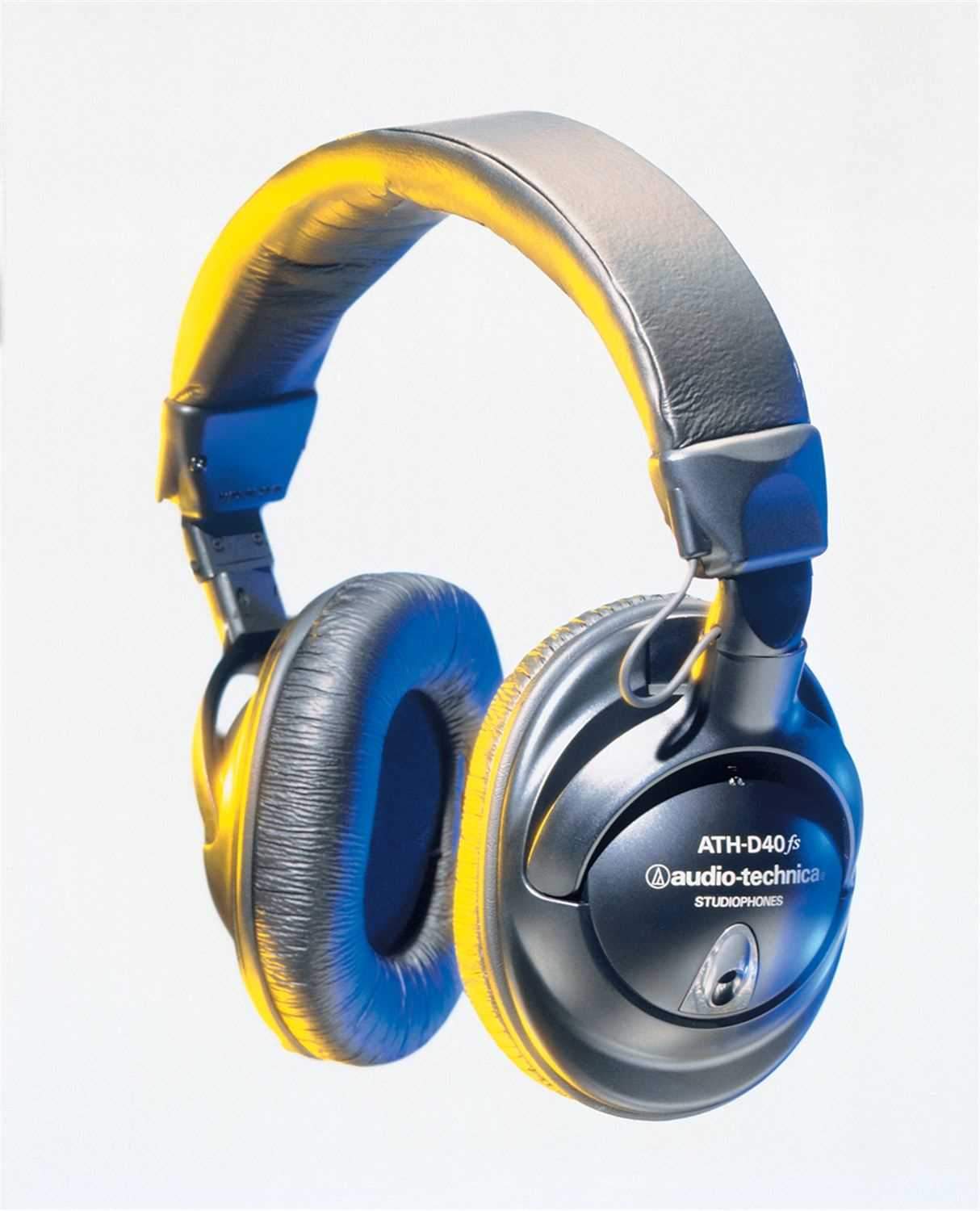 Audio Technica ATHD40 Big Bass Studio Headphones - Solotech