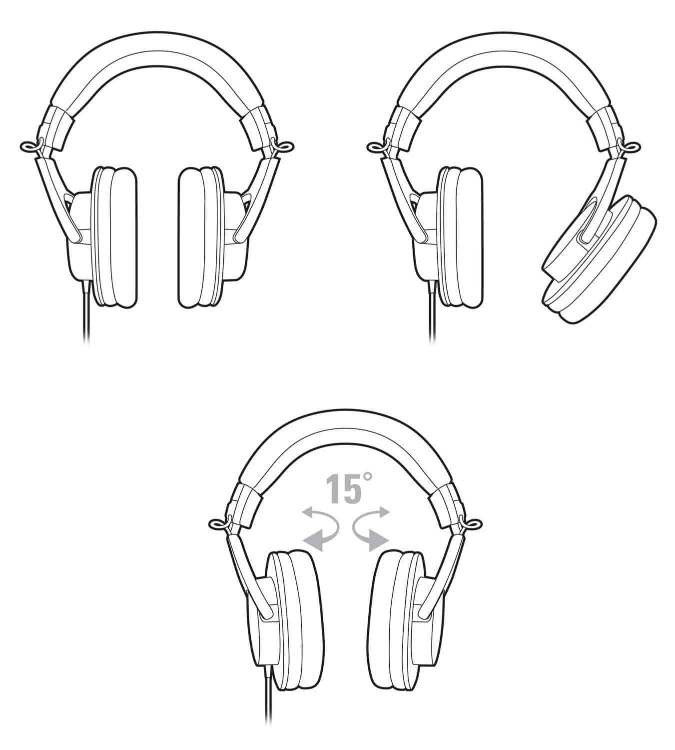 Audio Technica ATH-M20X Pro DJ Monitor Headphones - Solotech
