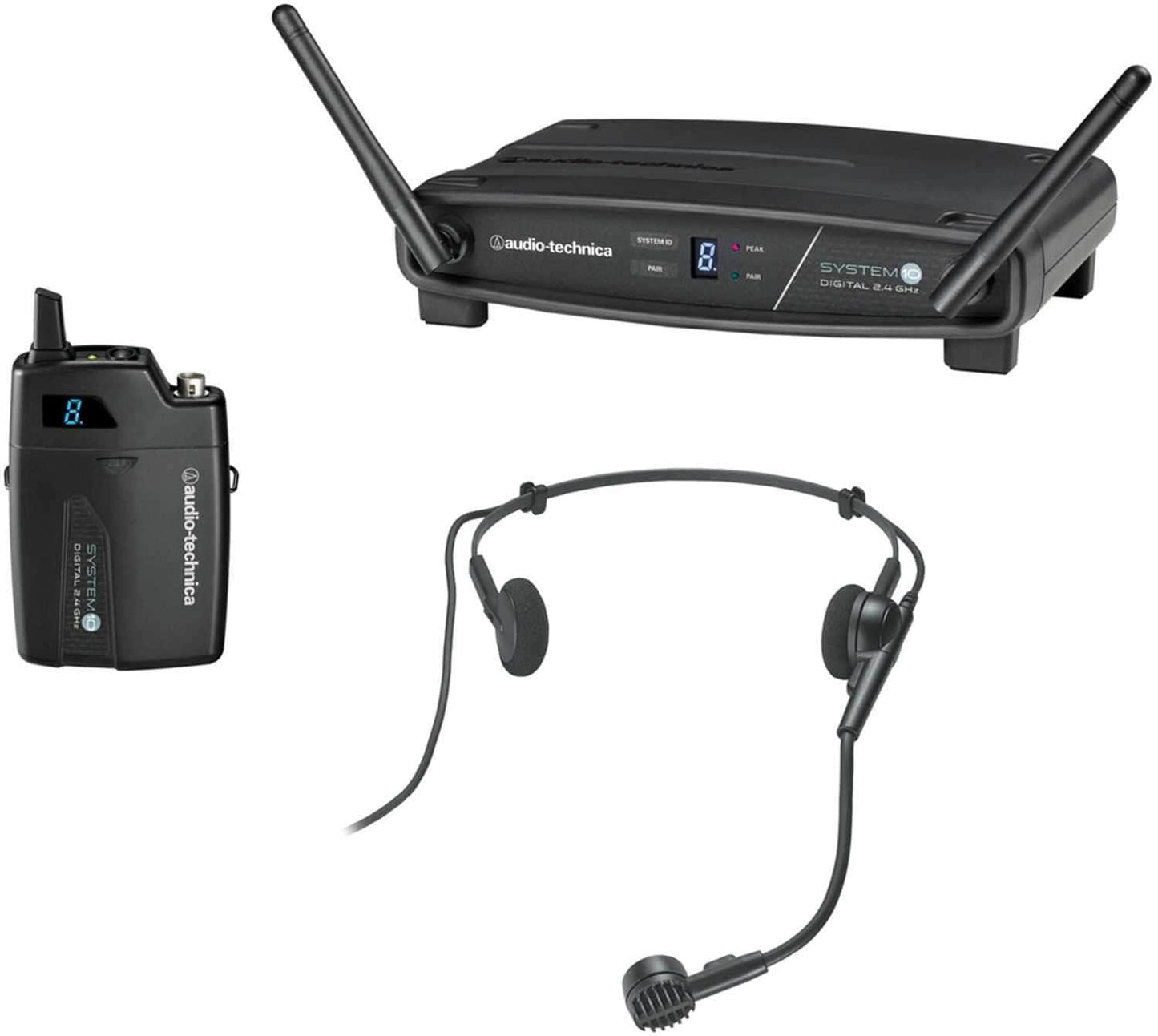 Audio Technica ATW-1101/H System 10 Digital Wireless Headset - Solotech