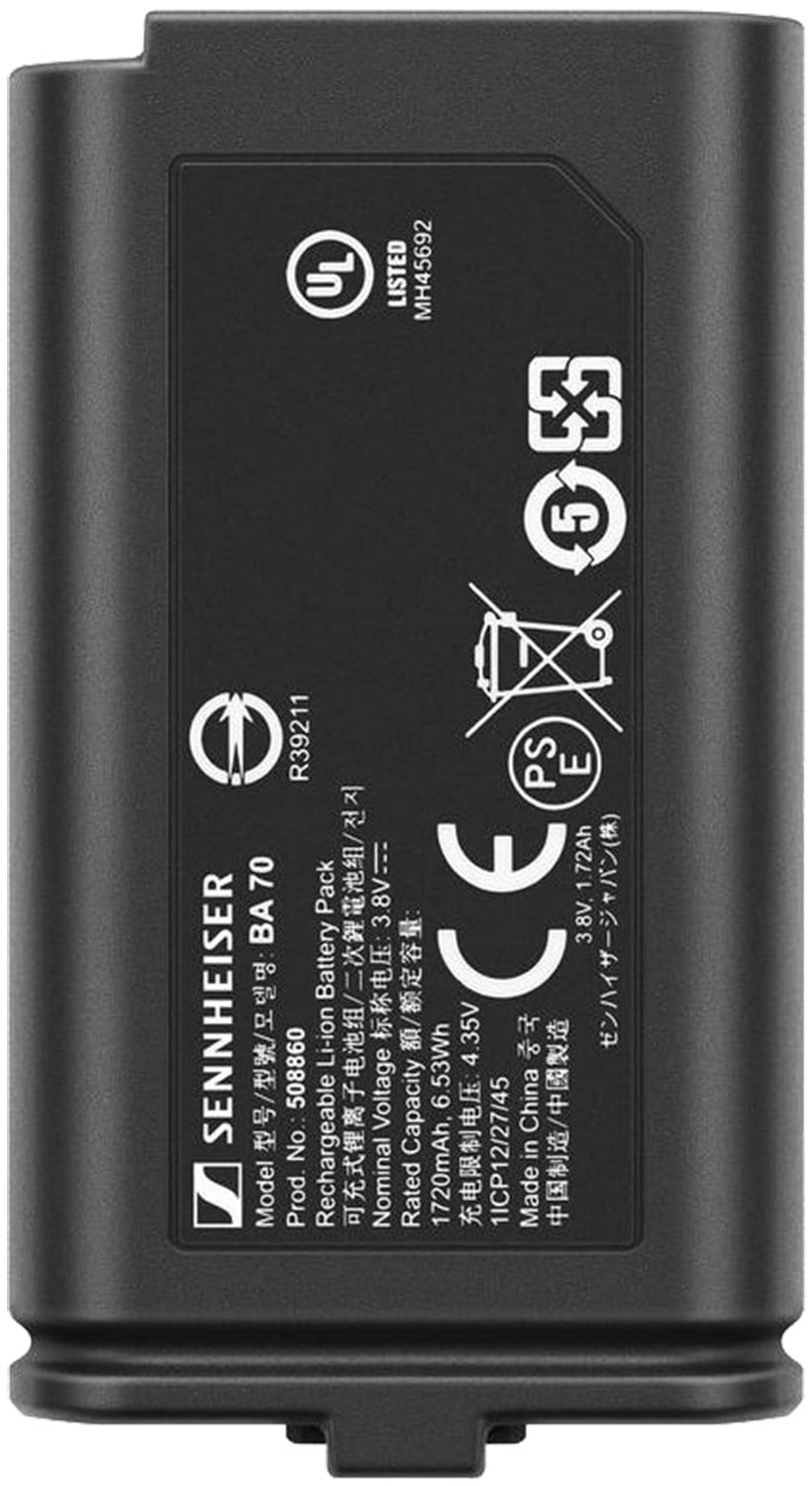 Sennheiser BA 70 Rechargeable EW-D Battery Pack - Solotech