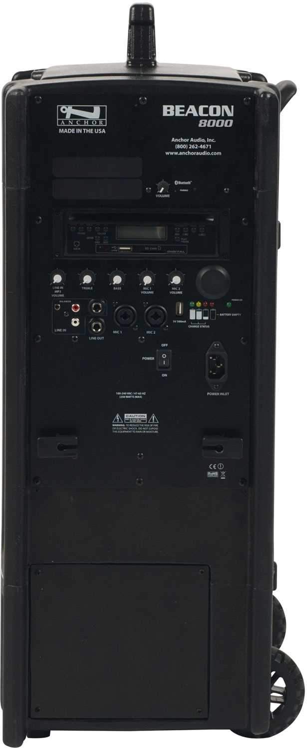 Anchor BEA-8000C Beacon with Bluetooth & Player - Solotech