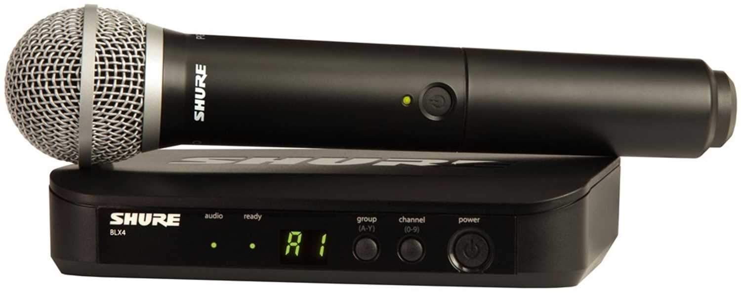 Shure BLX2 Wireless Handheld Microphone w PG58 H10 – Solotech