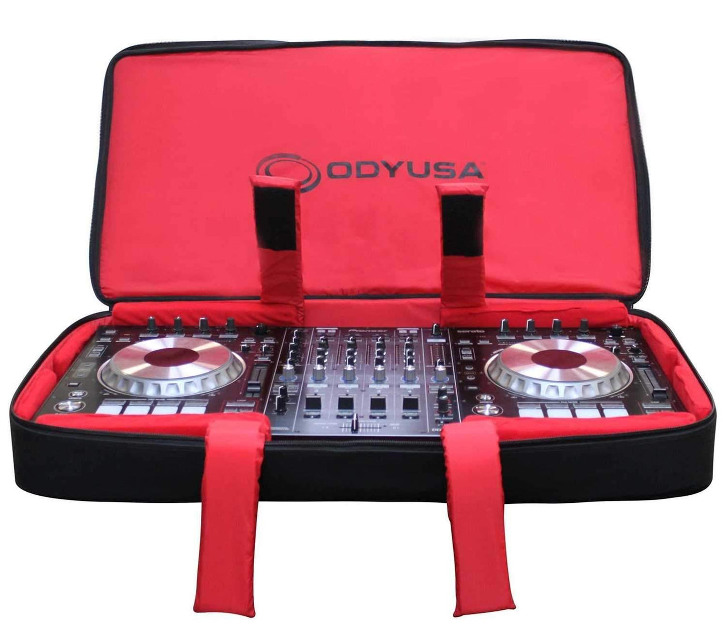 Odyssey Red Series Gear Bag for Pioneer DJ DDJ-SZ2 and XDJ-RX2 - Solotech