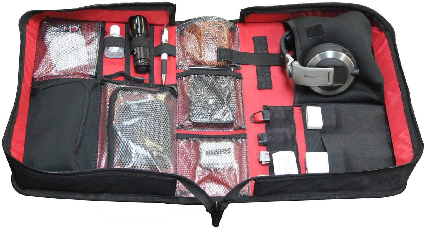 Odyssey BRLDJA Red Series DJ Accessory & Gear Bag - Solotech