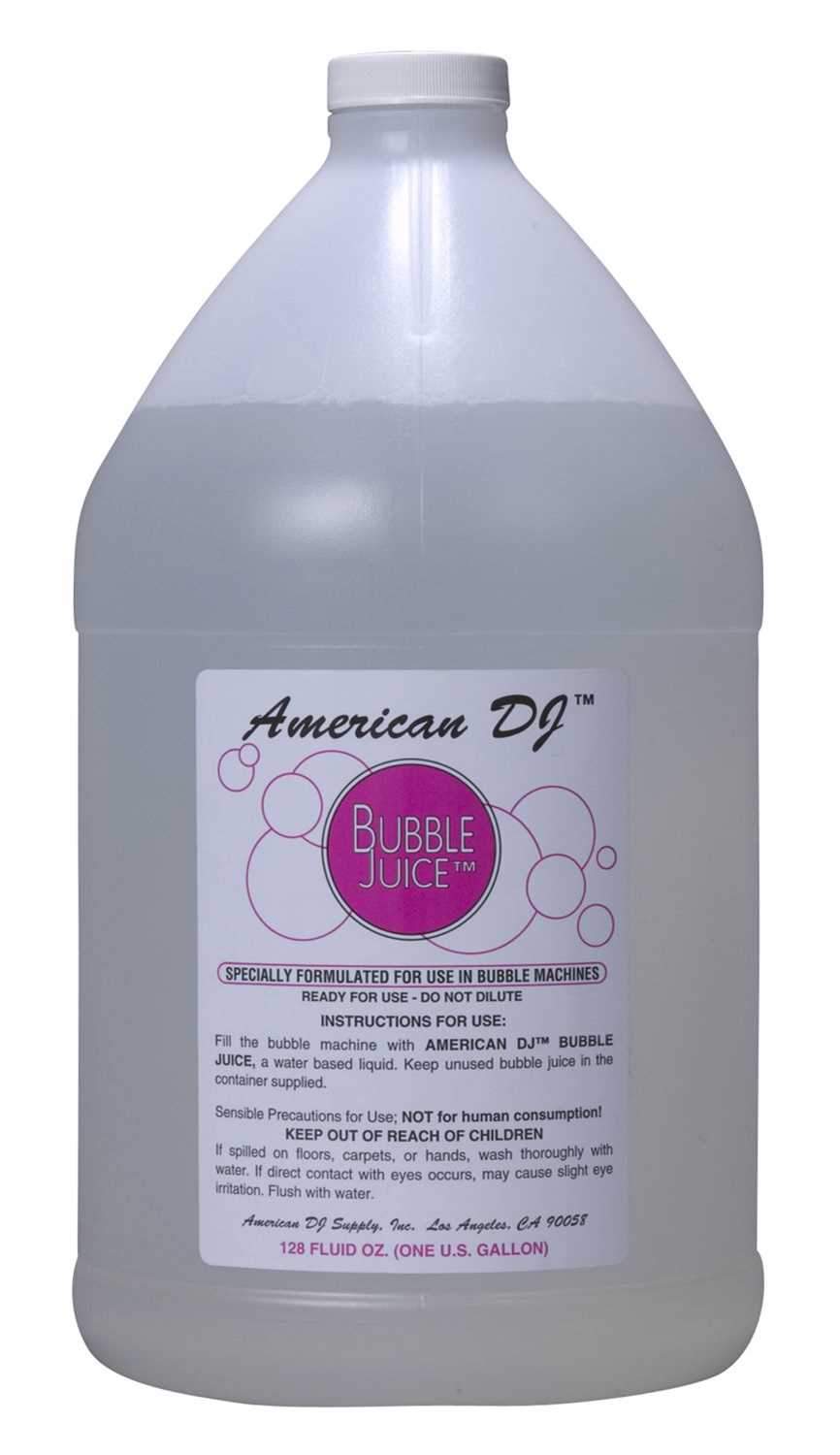 ADJ American DJ Bubble Machine Fluid Juice - 1 Gallon - Solotech