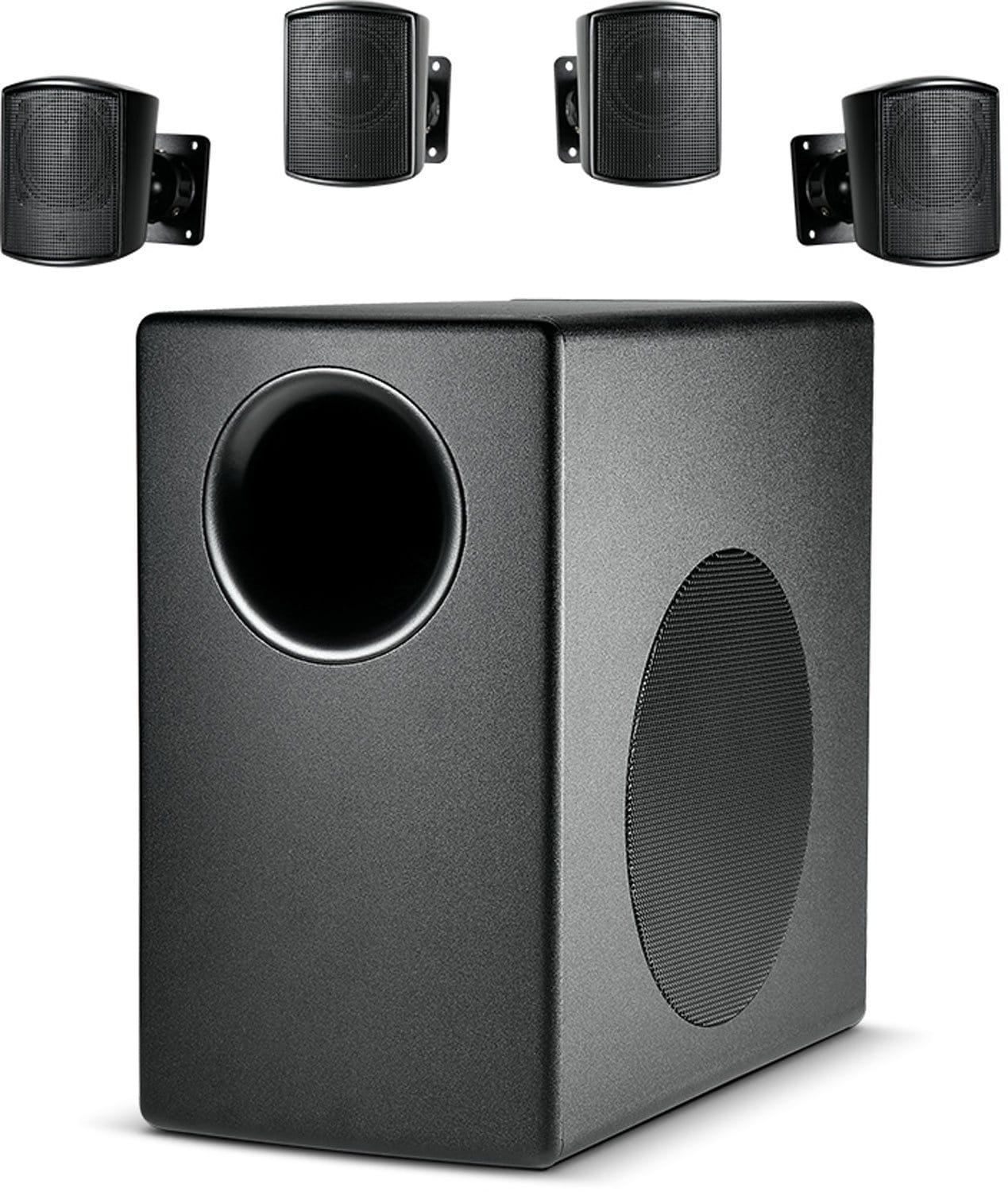 JBL C50PACK Control 50 System with 1 Subwoofer and 4 Satellites - Solotech