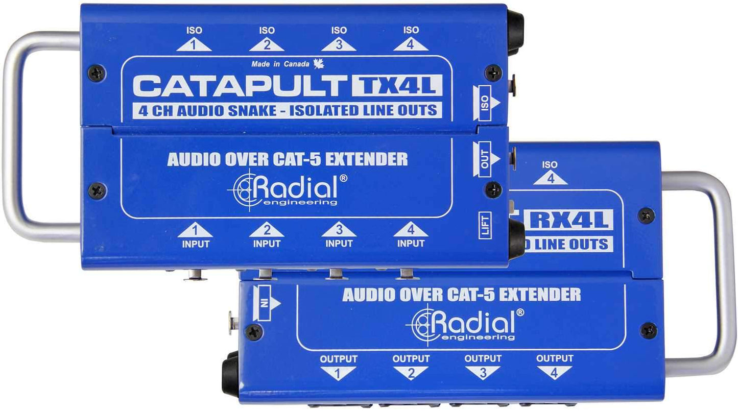 Radial Catapult RX4L 4-Channel Receiver Line-level - Solotech