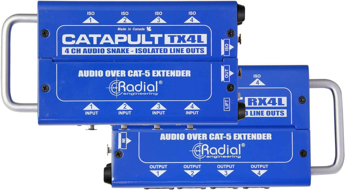 Radial Catapult TX4L 4 Channel Transmitter Line-level - Solotech