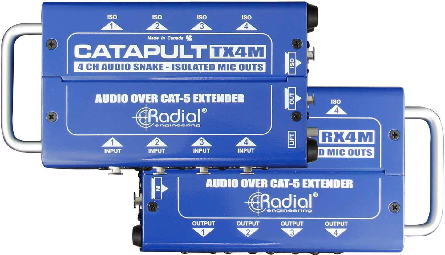Radial Catapult TX4M 4-Channel Tansmitter Mic-level - Solotech