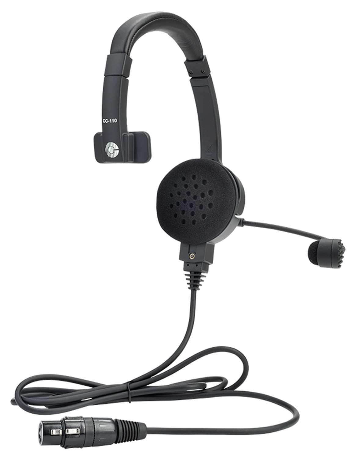 Clear-Com CC-110-X4 Lightweight Single-Ear Standard Headset - Solotech