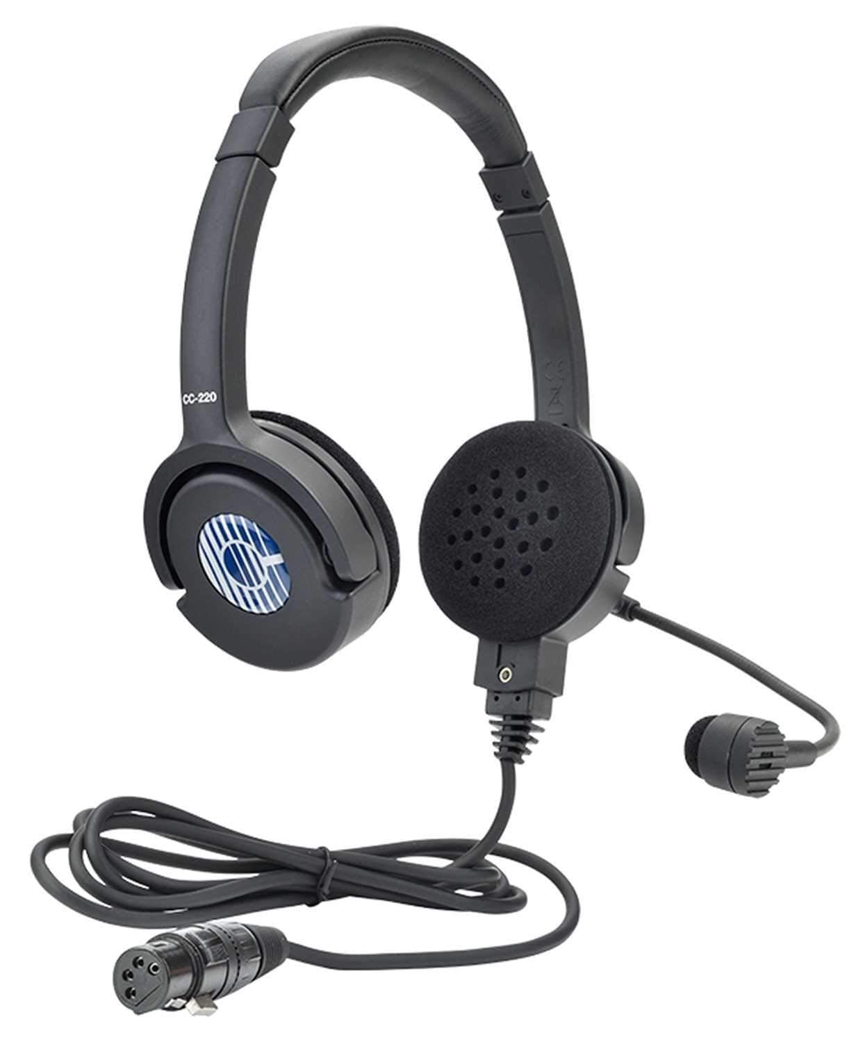 Clear-Com CC-220-X4 Lightweight Double-Ear Standard Headset - Solotech