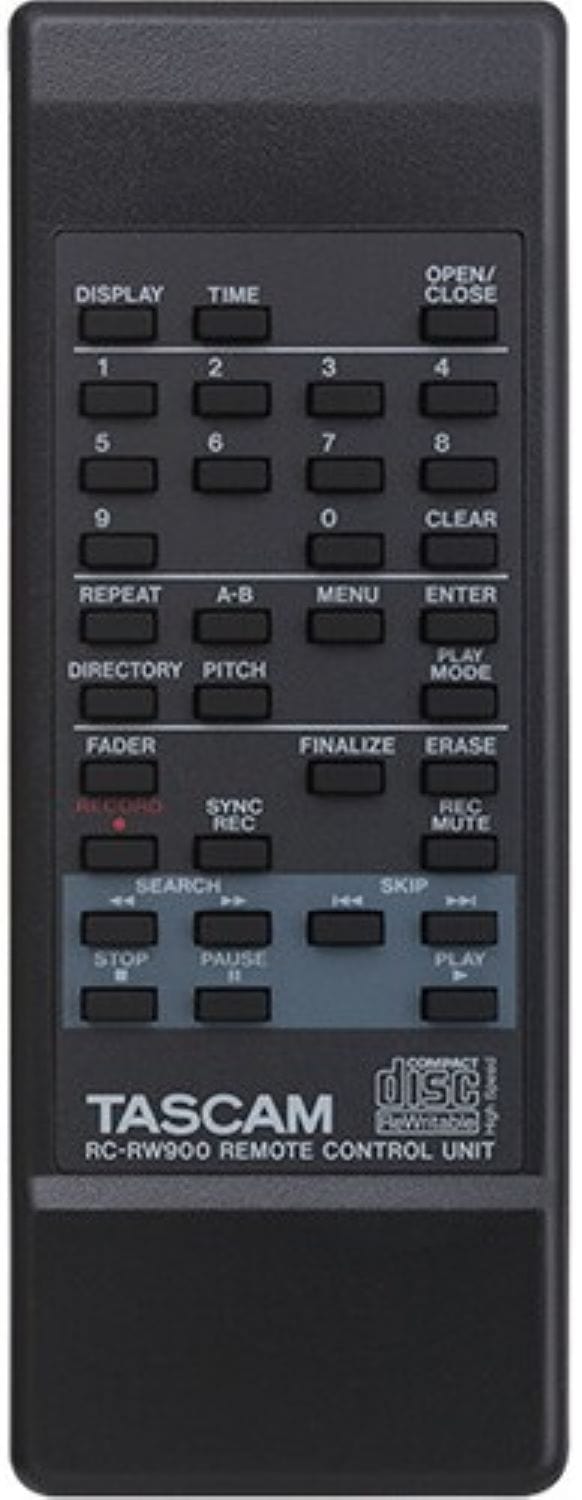 Tascam CDRW-900SX Professional Rackmount CD Recorder/Player - PSSL ProSound and Stage Lighting