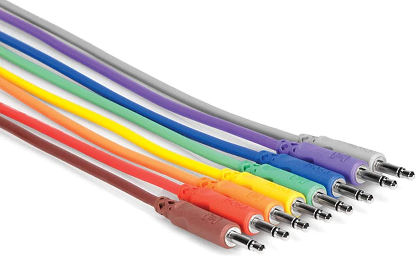 Hosa CMM-845 Patch Cables 3.5mm TS to Same 1.5 Ft - Solotech