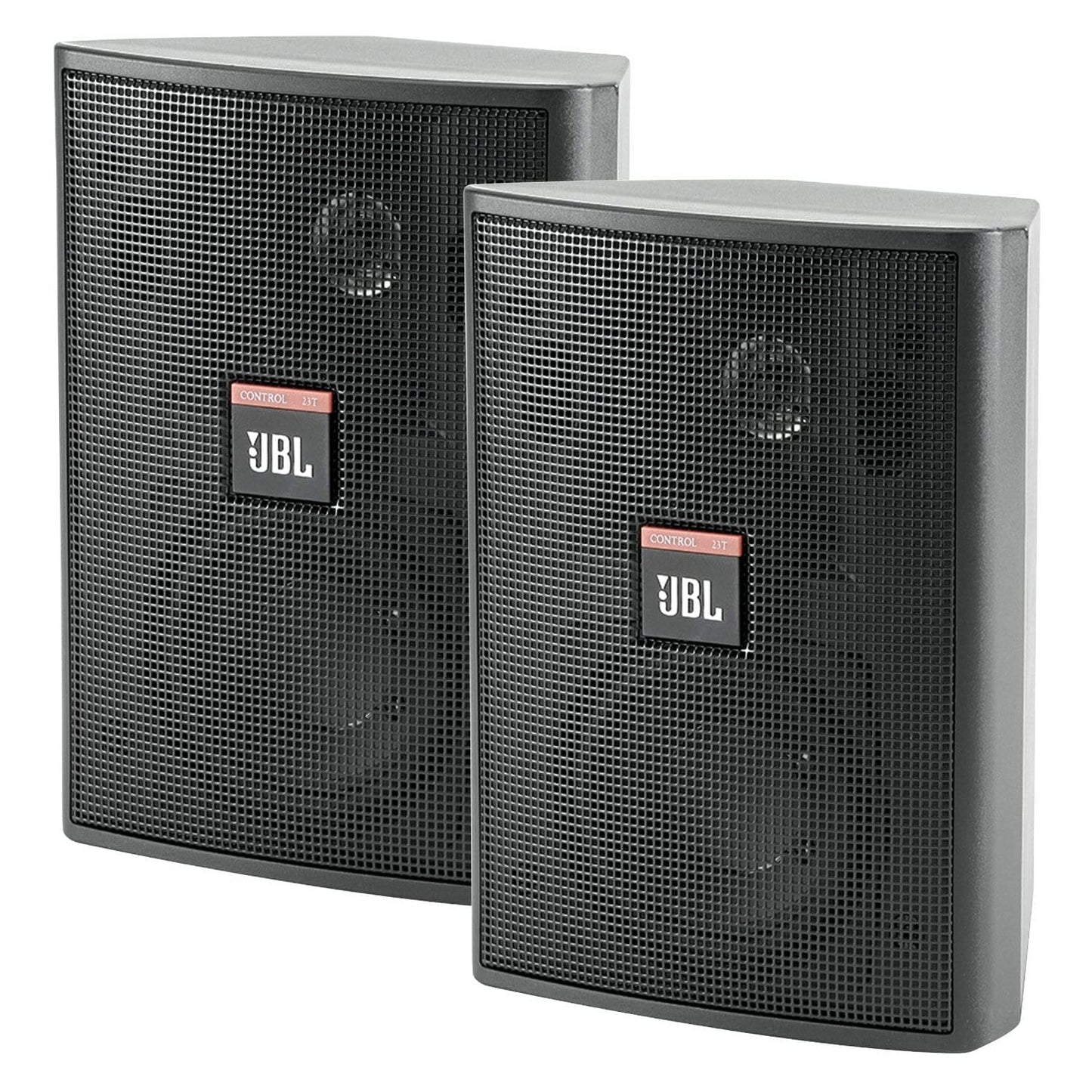 JBL CONTROL-23T Speaker with 70 Volt Transformer Pair - Black - Solotech