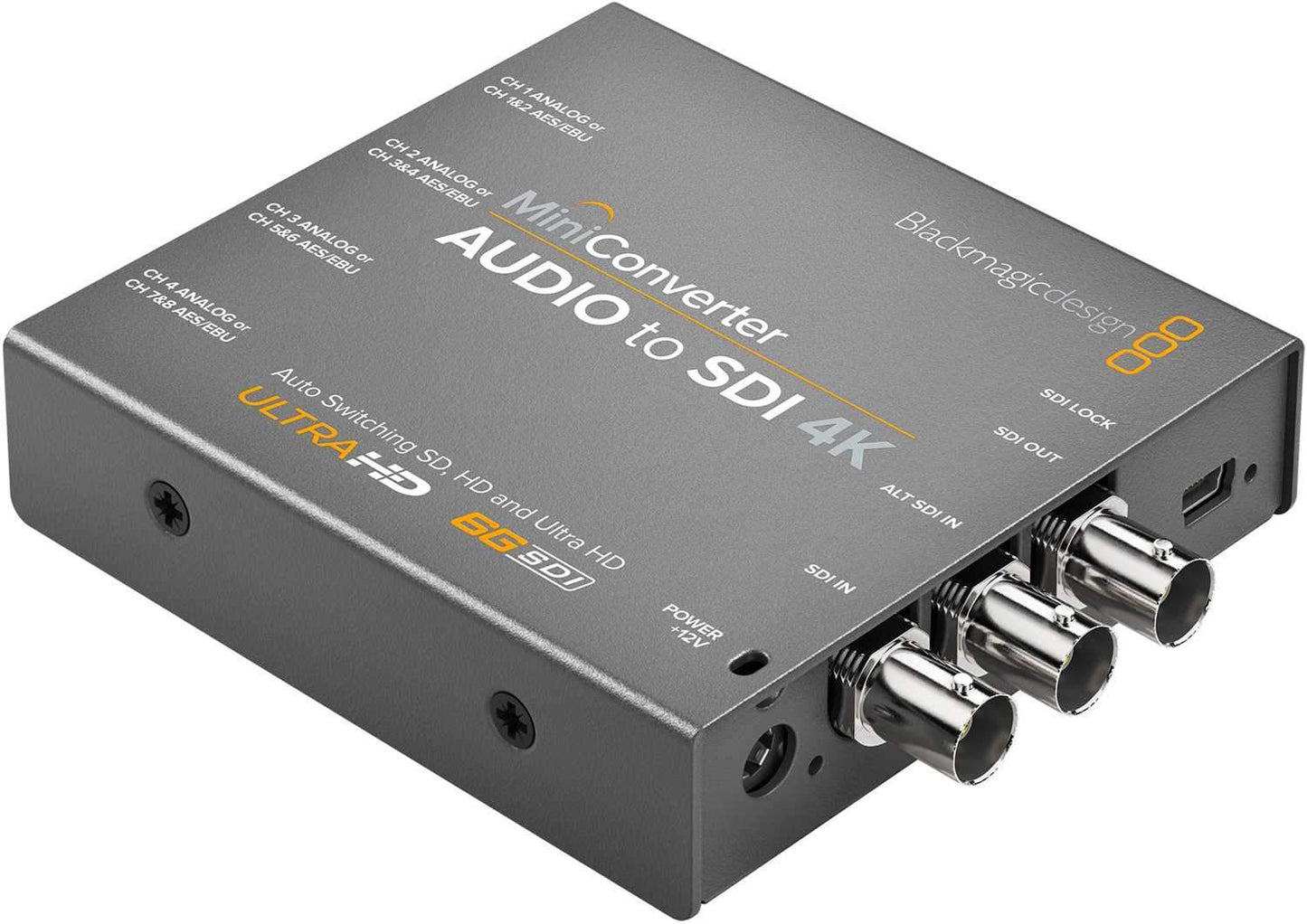 Blackmagic Design Mini Converter Audio to SDI 4K - Solotech