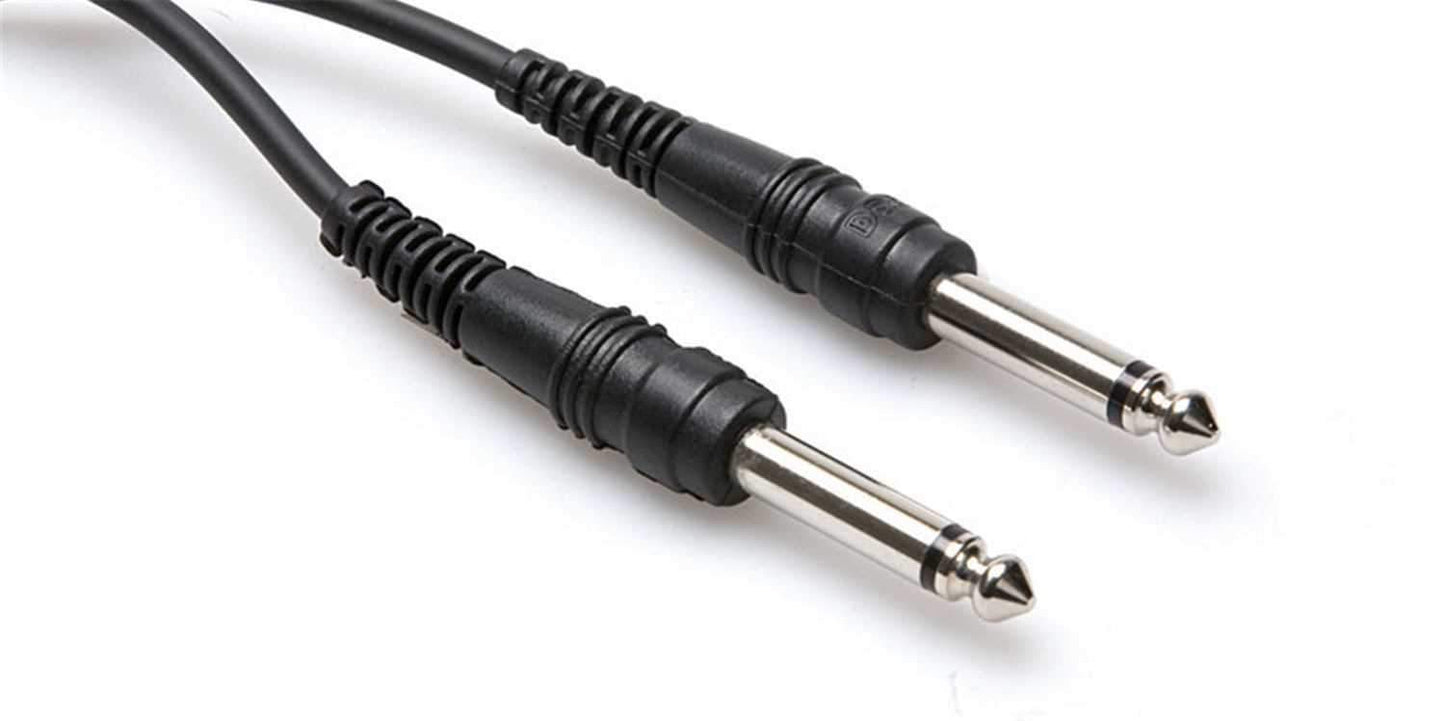 Pro 10Ft Audio Cable 1/4 TS To 1/4 TS - Solotech