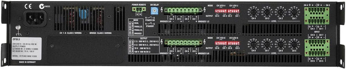 Electro-Voice CPS8.5 8x500W Power Amplifier - PSSL ProSound and Stage Lighting