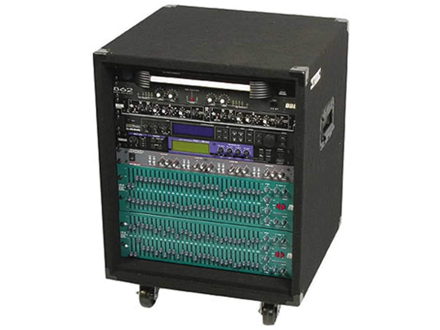Odyssey CRE12W 12 Space Cpt Med Dty Rack Case with - Solotech