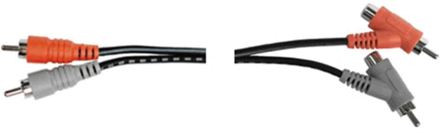6.6 Ft Dual RCA RCA (M) to RCA (M) with (F) Junction - Solotech