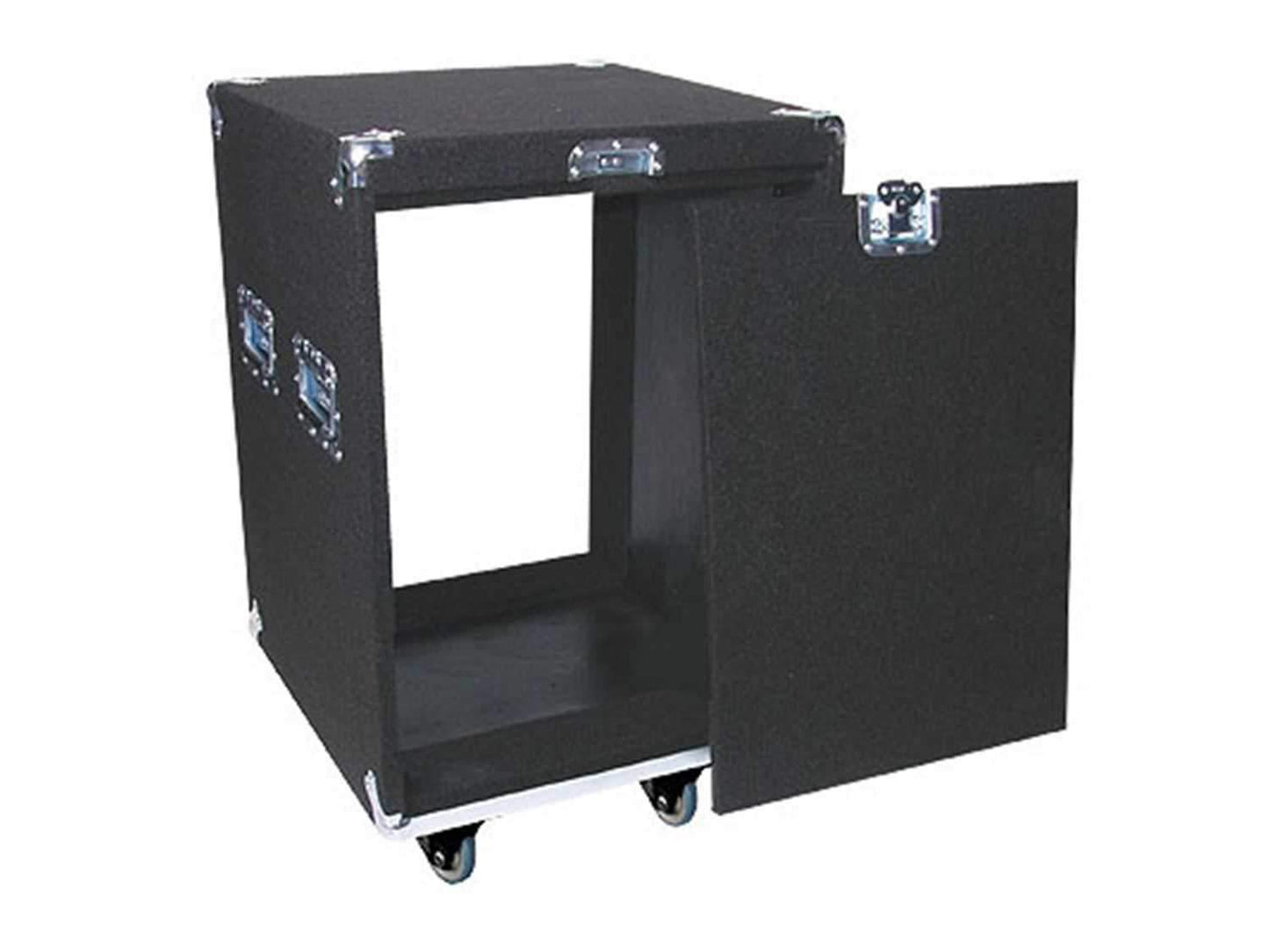 Odyssey CRP14W 14 Space Carpeted Rack Case with Whl - Solotech