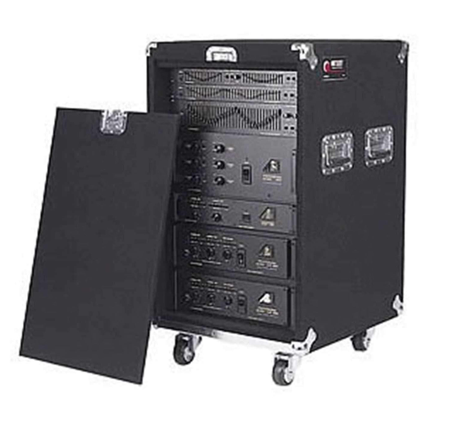 Odyssey CRP16W 16 Space Carpeted Rack Case with Whl - Solotech