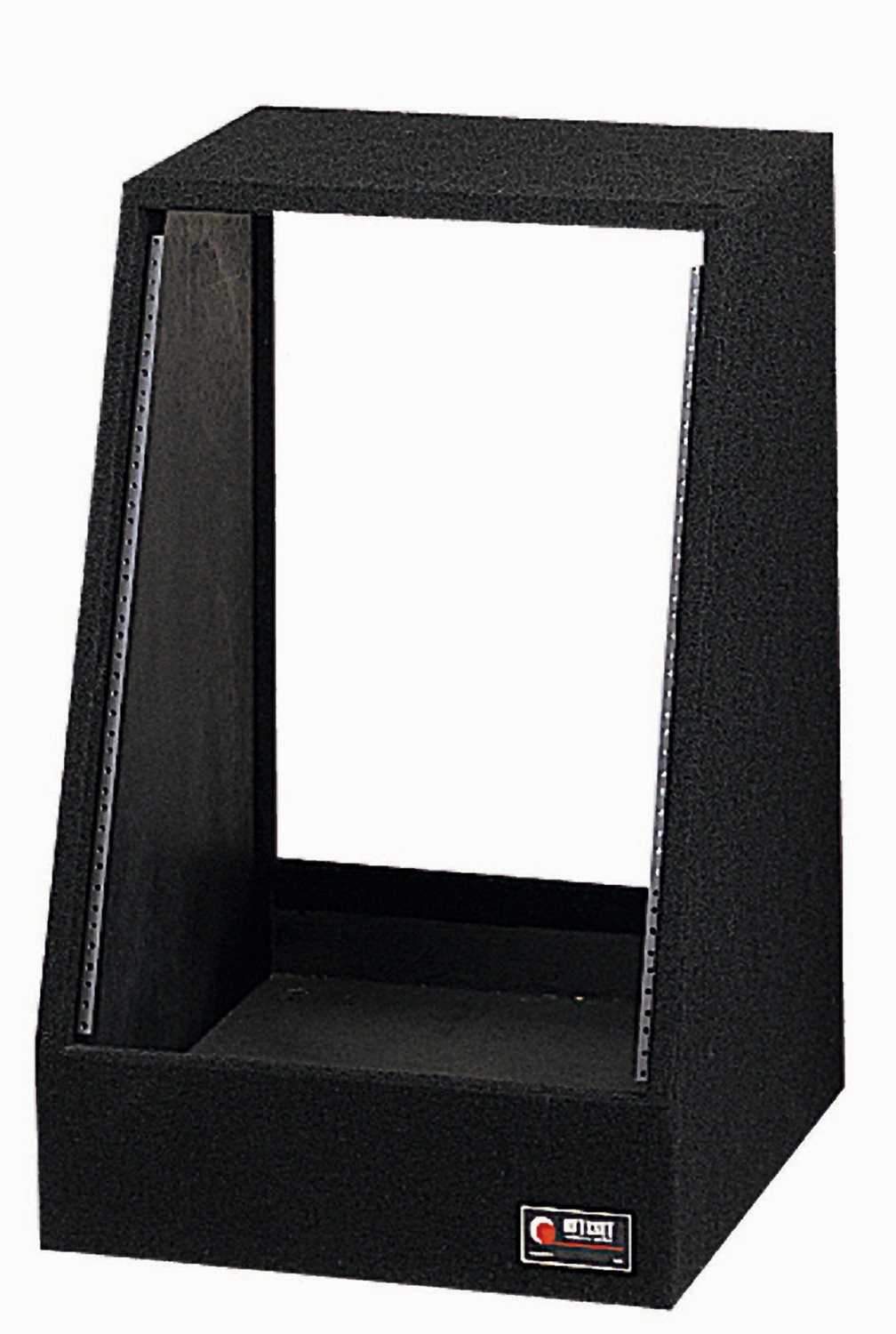 Odyssey CRS14W 14U Carpeted Slant Rack with Wheels - Solotech