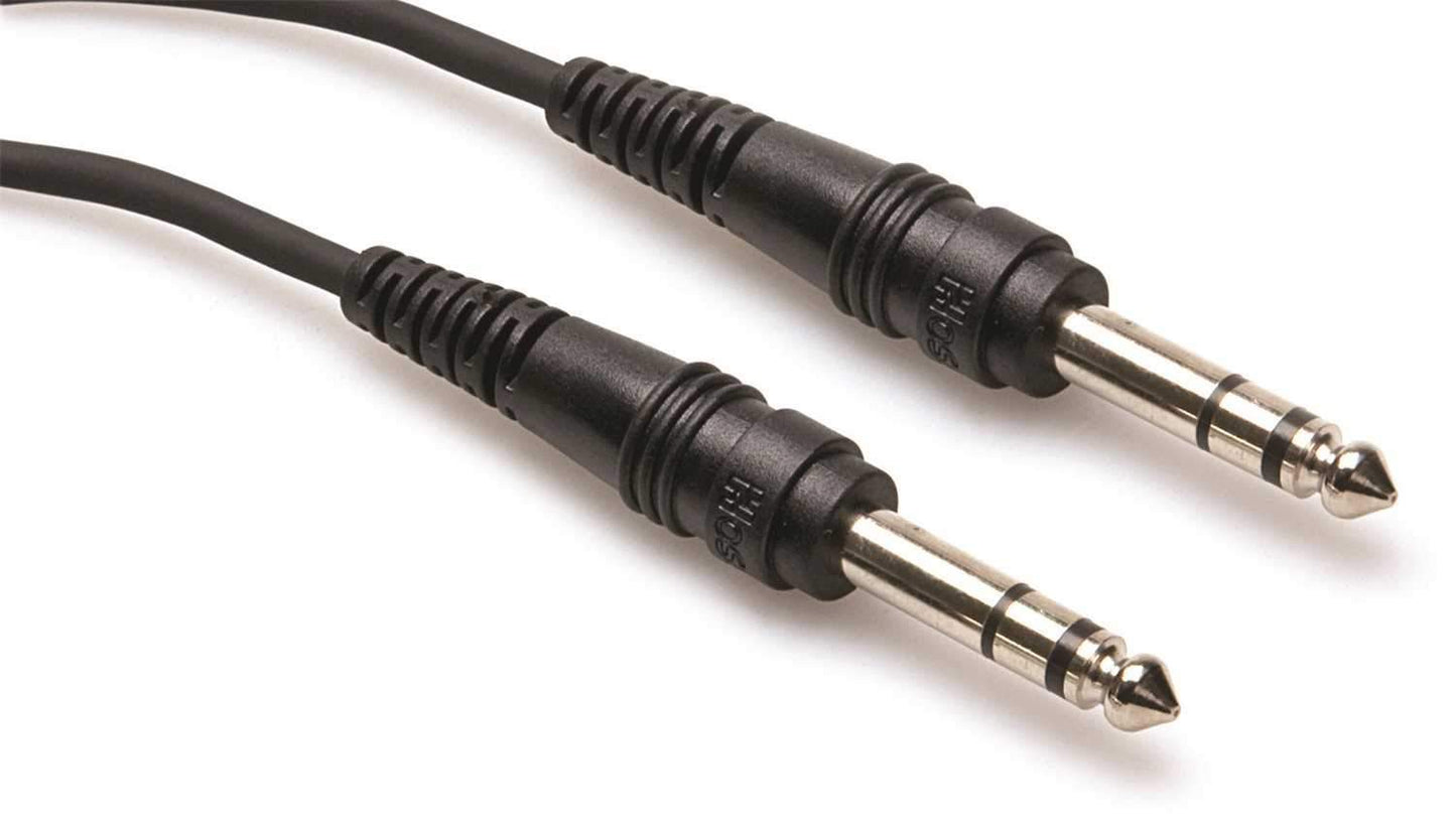 Hosa CSS-110 10 Ft Single 1/4-Inch (M) To 1/4-Inch (M) Balanced Cable - Solotech