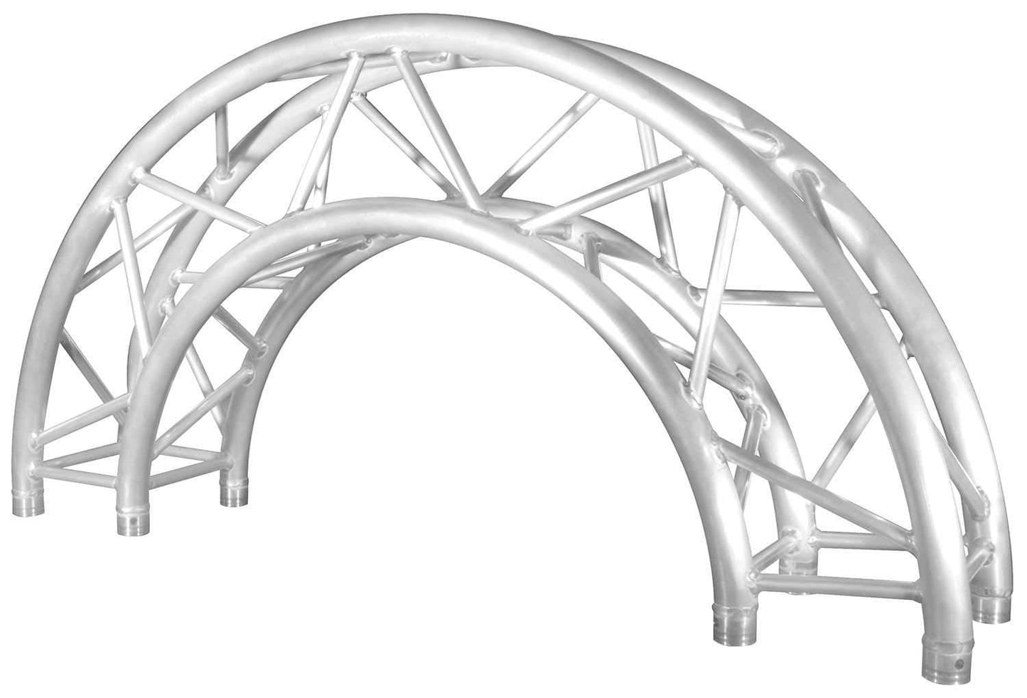 TRUSST CT290-415CIR-180 180-Degree 12-Inch Truss Arc - 1.5-Meter / 4.9-Foot Outside Diameter Circle - Solotech