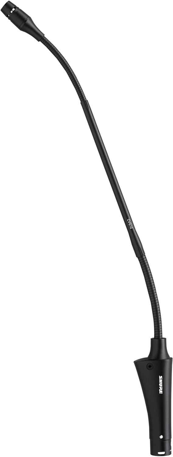 Shure CVG12-B/C 12In Dual-Section Gooseneck Mic - Solotech
