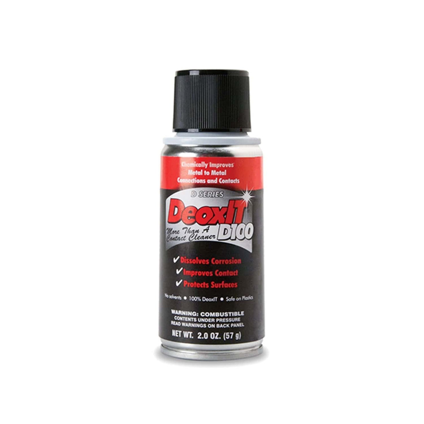 CAIG DeoxIT D100S-2 Contact Cleaner Spray 2 oz - Solotech