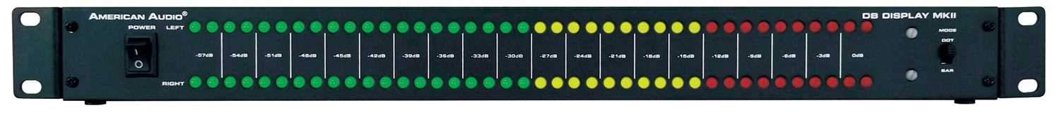 American Audio DB Display MKii 19-Inch Rack Mountable LED Db Level Display