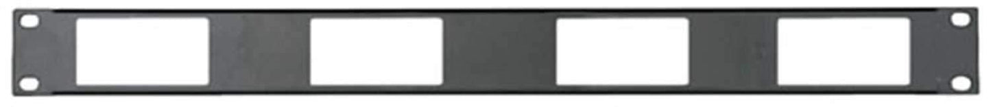 Mid Atlantic DECP1X4 4 Space Decora Mounting Panel - Solotech